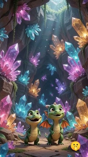 🔥 Dragon Leads Crocodile to Hidden Treasure!🌠 🐉🐊💎