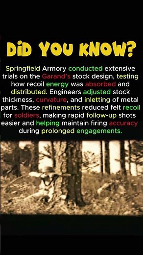 The Famous “Ping” Sound of the M1 #M1Garand #WWIIHistory #MilitaryFacts #JohnGarand