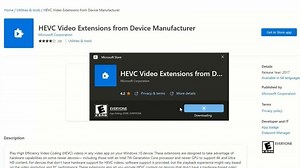 How to get HEVC Video Extensions for Windows 10 free