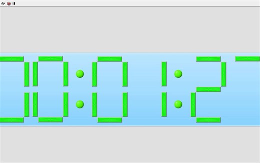 基于Labview的简易时钟显示（数码管经典）