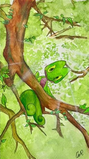 Pokemon Treecko #pokemon #dibujo