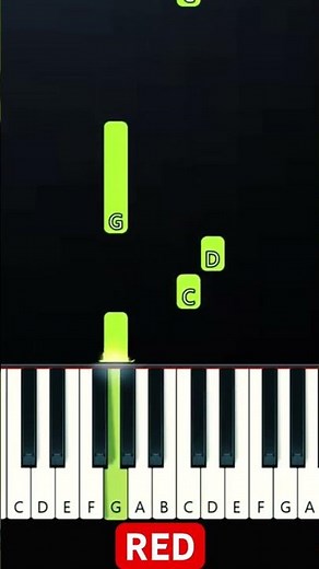 Descendants: Rise of Red - Red (Easy Beginner Piano Tutorial)