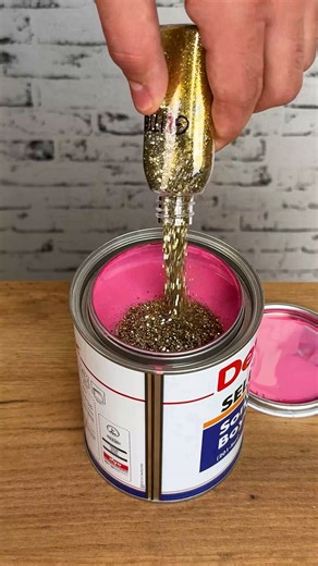 Make your room shine with this glitter paint trick! | Magic Hands Creations