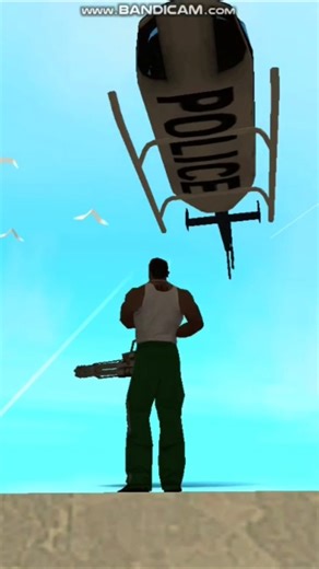 gta San Andreas fighting with police helicopters in ⭐⭐⭐⭐⭐⭐ star wanted level #police #shorts #gta