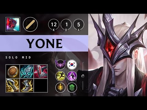 Yone Mid vs Hwei - KR Master Patch 25.18