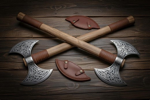 Viking Vintage Double Blade Axe for Wood Cutting and Hunting - Etsy