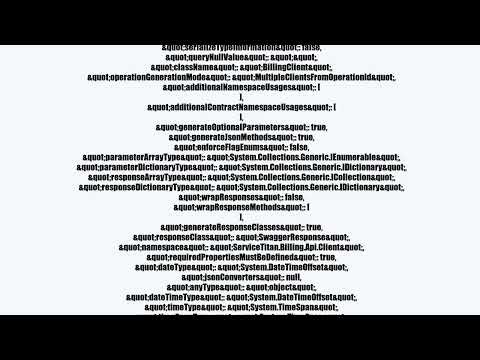 NSwag generate single client class