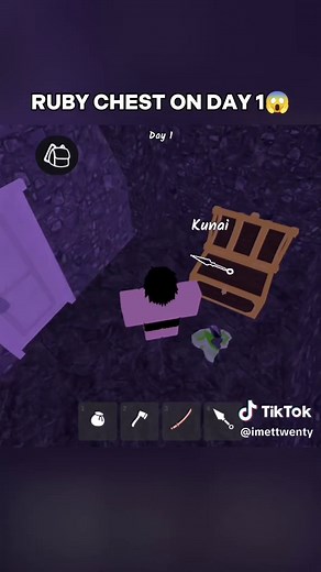 Exploring the Ruby Chest in Roblox: Day 1