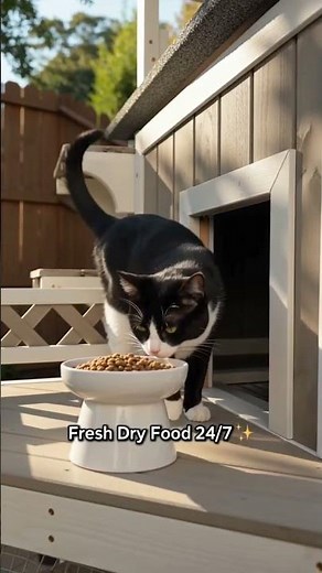 Create the ultimate outdoor adventure space for your cats!#cat #catvideos
