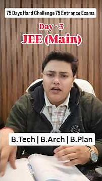 JEE (Main) Joint Entrance Exam for Engineering #admission #jeemains #engineering #nta #75daysstrong
