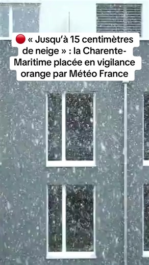 Le département de la Charente-Maritime a été placé en vigilance orange neige-verglas à partir de 22 heures ce lundi soir. Des chutes de neige, potentiellement importantes, sont attendues, avec des cumuls de 5 à 10 centimètres en moyenne, pouvant atteindre jusqu’à 15 centimètres localement, selon Météo France.