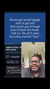 my first ever video reaction to Johnny Cash a boy named Sue #Reaction #JohnnyCash #ABoyNamedSue #ClassiqMusic #ClassiqReactions | LJwarndre Williams