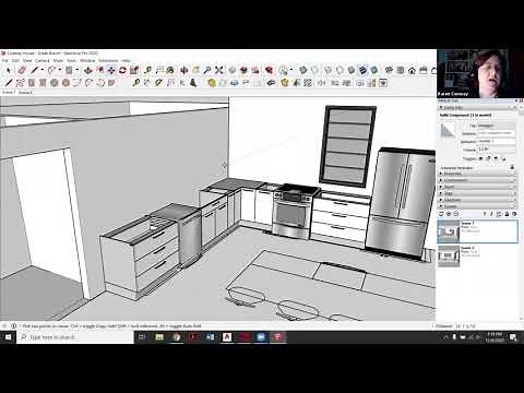 Sketchup - Kitchen Cabinet Dynamic Components and Creating Counter tops