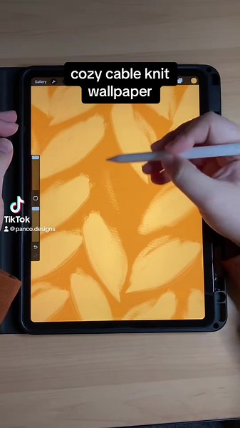 cozy cable knit wallpaper and fabric pattern #cozy #cableknit #procreate #art #spoonflower #fall #autumn #hygge #fyp
