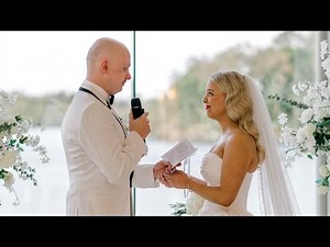 Groom's Incredibly Romantic Vows to his Wife | Emotional & Personal Wedding Vows