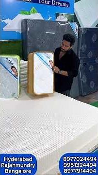 Exclusively introducing Latex Rebonded foam in our Relaxpro Mattresses #mattress #latex #explorepage