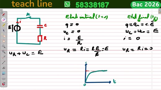 هذا ملخص صغير 🧲Dipôle RC et dipôle RL كان تحب تفهم الكور بالتفصيل📋 اعمل طلة على القناة : dipôle RC :résumé de cours N°1📙 yotubelink.com/s?q=vnSVCPzD dipôle RL :résumé de cours N°2📘 yotubelink.com/s?q=4sOBFoMW | Teach line