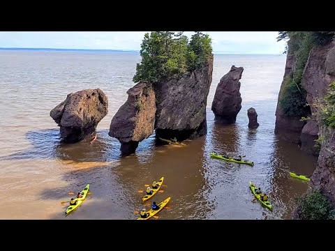 High Tide at Hopewell Rocks Park (Bay of Fundy in New Brunswick, Canada)