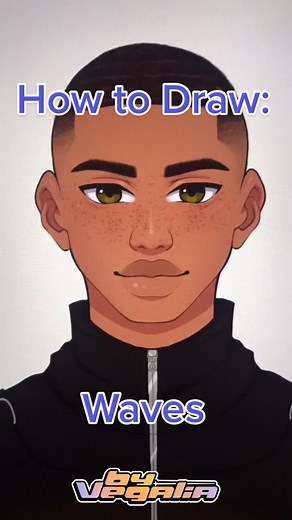 How to Draw Waves Digitally with a Fade using Procreate