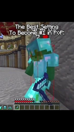 The best setting to become #1 in PvP #minecraft
