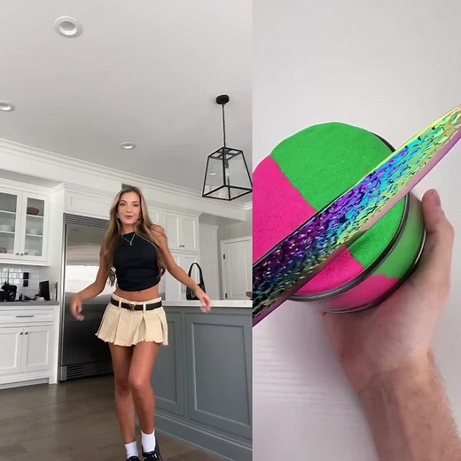 Dancing in the Kitchen: A Fun Split-Screen Performance