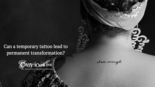 Can a temporary tattoo support permanent transformation?