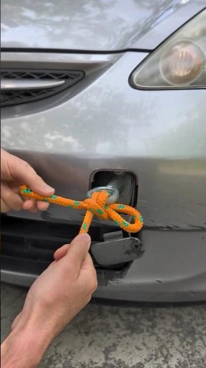Vehicle Towing Rope Hack | Simple Emergency Pulling Method