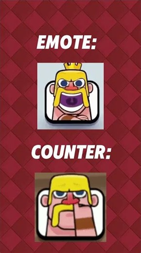 Toxic players met their match with these emotes #clashroyale #shorts #memes