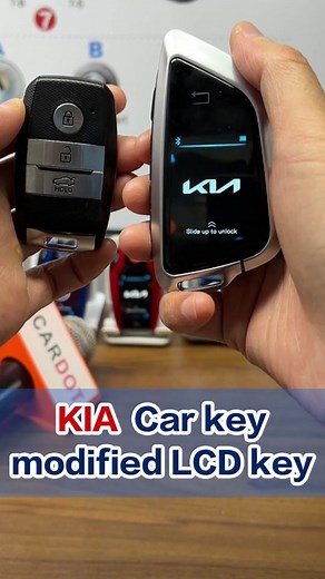 KIA regular car key upgrades luxury lcd key diy skill sharing#carkey #lcdkey #carkeyprogramming #carshop #carfactory #carfactory #keyfob #smartkey #KIA