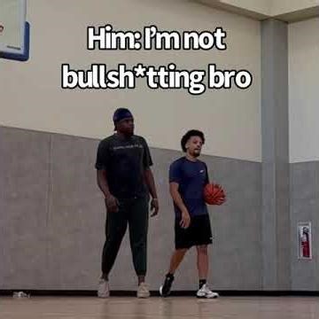 Trash talker leave with ball