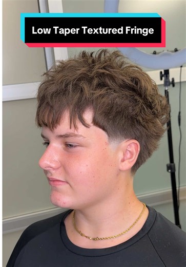 Textured Fringe Low Taper Haircut — Yulee vs West Nassau High