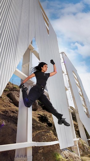 Today I found out you can legally rent The Hollywood Sign… • Check out my full shoot and cover story for @redbulletin at the link in my bio! • Talent: Michelle Khare (IG @michellekhare, YouTube @michellekhare) Words: Sheila Yasmin Marikar (IG @sheilaym) Photos: Jim Krantz (@jimkrantzphoto) @RedBulletin, @RedBullUSA