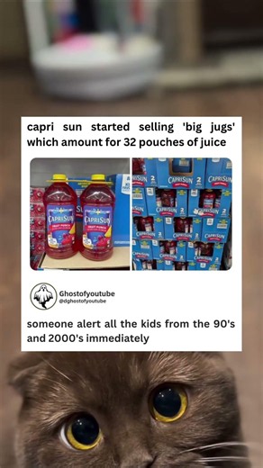 Capri sun started selling big jugs