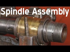 Re assembing a vintage lathe spindle with bronze bearings