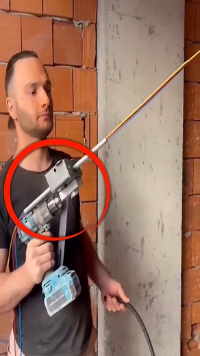 This machine makes underground wire installation incredibly easy after plaster work. Just fit the wire roll on top, and it quickly pushes the wire through even the most twisted pipes. #facts #Tools #workers | Mind Power