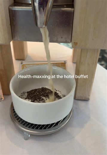 This is greek yogurt, chia seeds, soy milk, and sugar free syrup. I let it chill while I got a little omlet and then topped with banana, walnuts, and toasted coconut. #chiapudding #healthybreakfast #highprotein #lifestyle