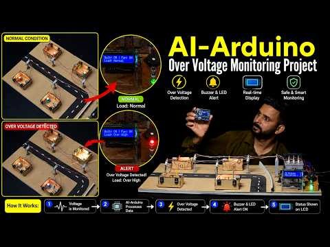 Innovative Electrical Project Ideas | Arduino Project with AI | Transformer Over Voltage Management