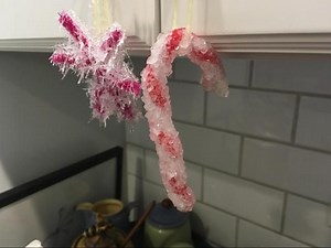 Holiday Science Experiment: Make your own crystallized ornaments