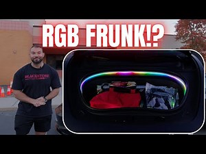 I Added RGB Lighting to My Tesla Frunk & Trunk… It Looks INSANE | Model Y Juniper & Model 3 Highland