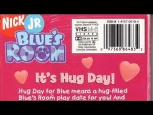Blue's Room It's Hug Day DVD Menu Walkthrough