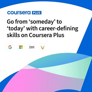 Your next step starts now. Gain career skills from Google, Meta, Microsoft and more for 𝟯𝟬% 𝗢𝗳𝗳 (limited time only). With Coursera Plus, you’ll unlock thousands of courses on AI, cybersecurity, data analytics, and much more. Join the 𝟳𝟳% of surveyed learners on Coursera who have reported career benefits including new jobs, promotions, and expanded skill sets today. | Coursera