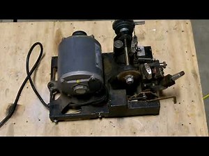 Ilco model 017 Key machine Repair and partial restoration