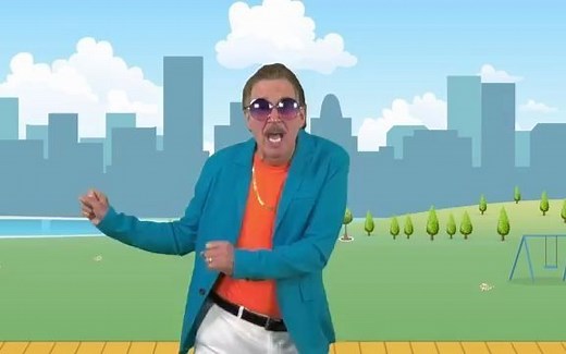 学习方位的英文歌曲 Get down to get up