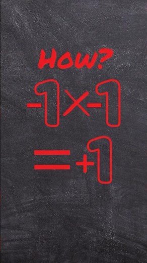 Why does a negative times a negative equal a positive?