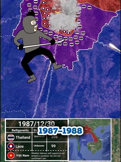 Thailand Invaded Laos over a Border Dispute (1987–1988) The Thai–Lao Border War, also known in Thailand as the Battle of Ban Romklao (December 1987 – February 1988), was a brief military confrontation between Thai and Lao forces. It is documented in Warfare and Armed Conflicts: A Statistical Encyclopedia of Casualty and Other Figures, 1492–2015 (4th ed.) and Major World Events – February 1988 by Stanford University. The conflict stemmed from a border dispute related to a map drawn by French surv