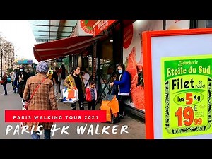 🇫🇷Paris 4K Walker I Paris walking l Le Kremlin - Bicêtre ligne 7 - AVENUE EUGÈNE THOMAS -Street Food