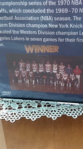 NBA 1970 dvd LA Lakers vs Knicks. One of 55 years of basketball collection.