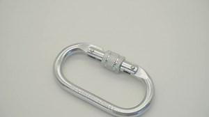 Heavy Duty 30KN Steel Carabiner D Shape Auto Lock Climbing Carabiner Hook for Aerial Work With CE Certificate Can Custom Logo
