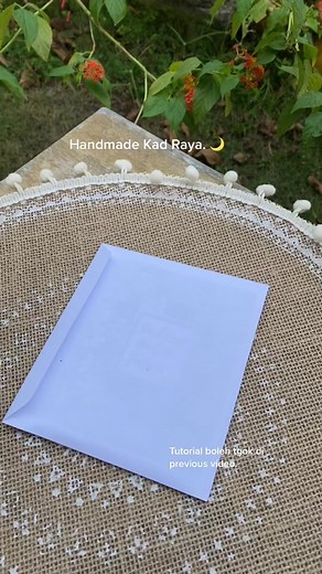 Simple Floral Painting Kad Raya Tutorial