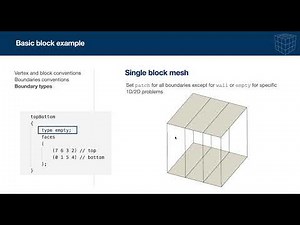 Meshing with blockMesh (OpenFOAM) | Intro